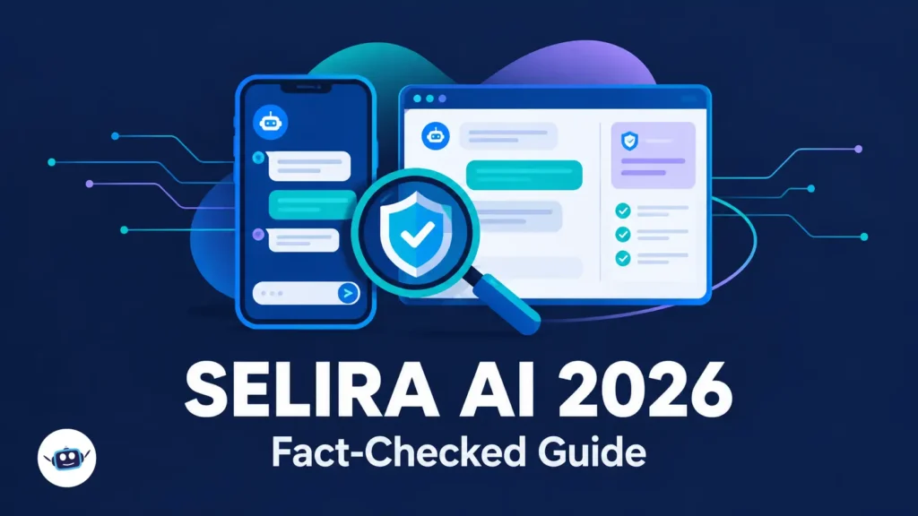 Selira AI 2026 fact-checked guide with AI verification illustration